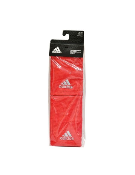 Muñequera Grande Adidas Tennis Rojo Gris | Ofertas de pádel